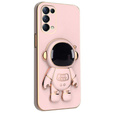 Pouzdro pro Oppo A74 5G, Astronaut, růžové