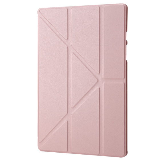 Pouzdro pro Samsung Galaxy Tab A9+, Origami, růžové rose gold