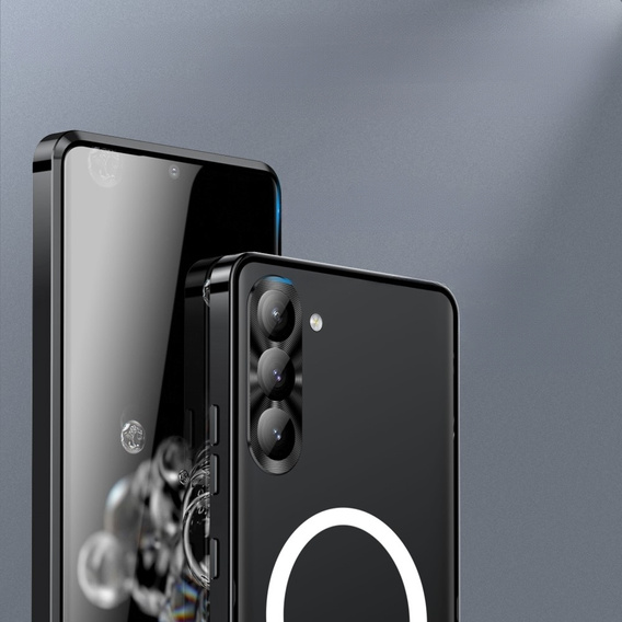 Ochranné pouzdro na fotoaparát pro Samsung Galaxy S23 Plus, CamShield MagSafe, transparentní / černé