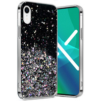 Pouzdro pro iPhone XR, Glittery, černé