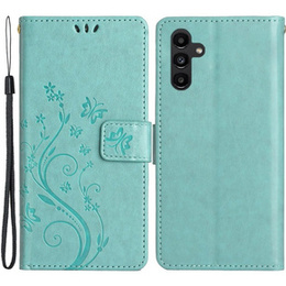 Klopové pouzdro pro Samsung Galaxy A14 4G/5G, Mandala Flower, zelené