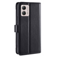 Klopové pouzdro pro Motorola Moto G53 5G/ G23 4G/ G13 4G, Wallet Zipper Pocket, černé
