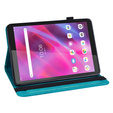 Pouzdro s klopou pro Lenovo Tab M8 Gen 4 TB-300FU, flower, modré