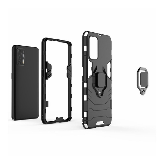 Pouzdro pro Realme GT 5G, Kickstand Ring, černé