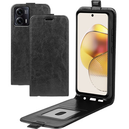 Klopové pouzdro pro Motorola Moto G73 5G, Flip, černé