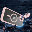 Pouzdro pro iPhone 13, ERBORD Impact Guard, MagSafe, růžové