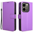 Klopové pouzdro pro Infinix Hot 40i, Wallet Smart Magnet, fialové