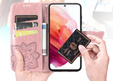 Klopové pouzdro pro Xiaomi Redmi A5, Butterfly, růžové rose gold