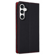 Klopové pouzdro pro Samsung Galaxy A25 5G, Litchi Skin Grain, černé