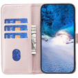 Klopové pouzdro pro Samsung Galaxy A55 5G,BINFEN Wallet, růžový