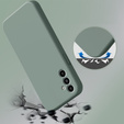 Pouzdro pro Samsung Galaxy A04S / A13 5G, Silicone Lite, tmavě zelené