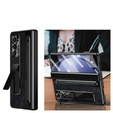 Kožené pouzdro Leather+PC s podstavcem, sklem a stylusem pro Samsung Galaxy Z Fold6 5G