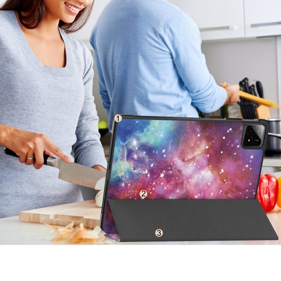 Pouzdro pro Xiaomi Pad 6S Pro 12.4, Smartcase, galaxy