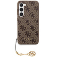 Pouzdro GUESS pro Samsung Galaxy A55, 4G Charms Collection Hardcase, hnědé