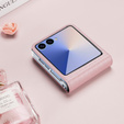 Pouzdro Dux Ducis pro Samsung Galaxy Z Flip7 5G, Bri, růžové