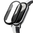 Pouzdro 2v1 + tvrzené sklo pro Xiaomi Smart Band 10 / 9 / 8, černé