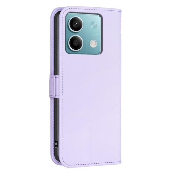 Klopové pouzdro pro Xiaomi Redmi Note 13 5G, BINFEN Wallet, fialové