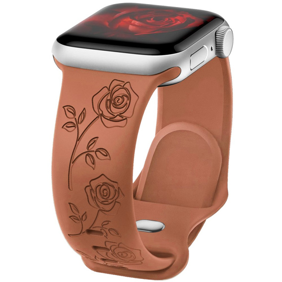 Silikonový řemínek pro Apple Watch 1/2/3/4/5/6/7/8/9/SE 38/40/41/mm