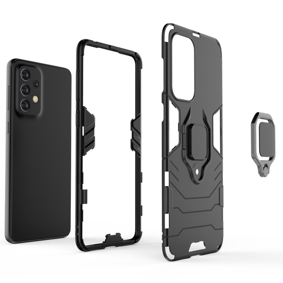 Pouzdro pro Samsung Galaxy A33 5G, Kickstand Ring, černé