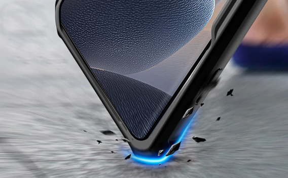 Pouzdro pro Motorola Edge 60 / 60 Fusion, AntiDrop Hybrid, černé