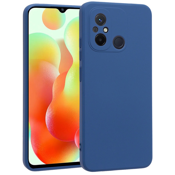 Pouzdro pro Xiaomi Redmi 12C, Silicone Lite, modré