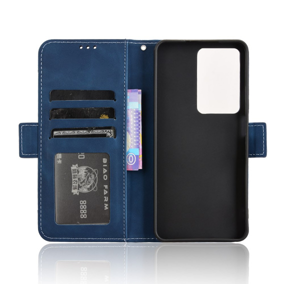 Klopové pouzdro pro Realme 14X / Realme C75, Card Slot, námořnicky modré
