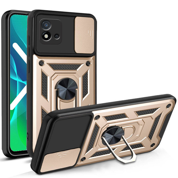 Pouzdro pro Realme C11 2021, CamShield Slide, zlaté