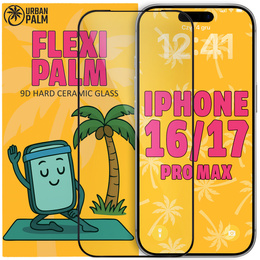 Keramické sklo 9D Flexi Palm pro iPhone 16 Pro Max / 17 Pro Max