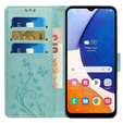 Klopové pouzdro pro Samsung Galaxy A55 5G, Wallet, Butterfly, fialové