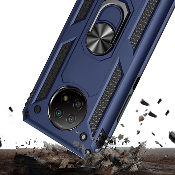 Pancéřové pouzdro pro Xiaomi Redmi Note 9T 5G, Nox Case Ring, modré