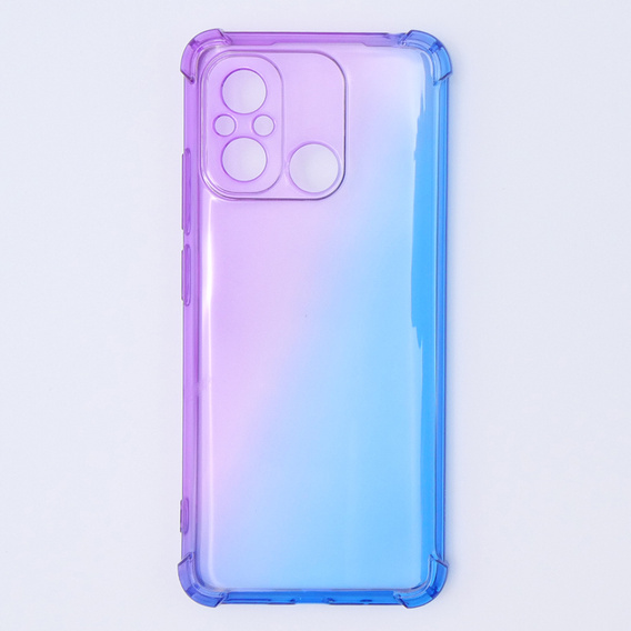 Pouzdro pro Xiaomi Redmi 12C, Gradient Dropproof, Fialová / modrá