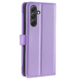 Klopové pouzdro pro Samsung Galaxy A54 5G, Wallet Zipper Pocket, fialové