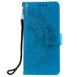 Klopové pouzdro pro Xiaomi Redmi 10, Mandala, modré