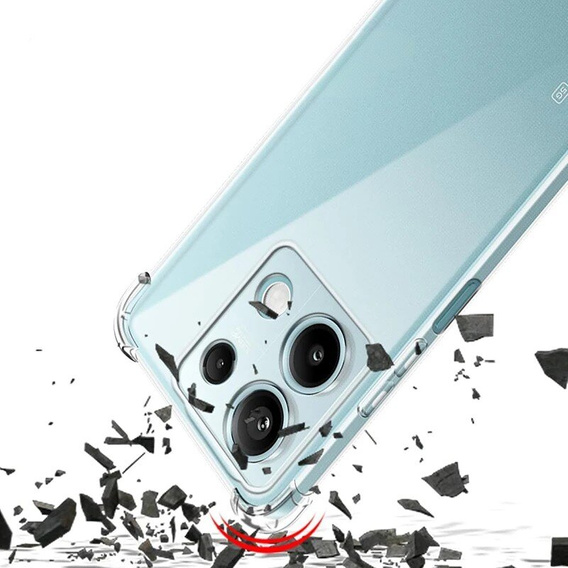 Pouzdro pro Xiaomi Redmi Note 13 5G, Dropproof, průhledné