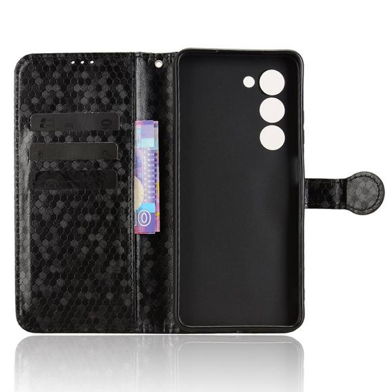 Flipové pouzdro pro Oppo A5 5G / A5m, Wallet Rhombus, černé