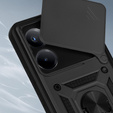 Pouzdro pro Xiaomi Redmi Note 14 4G, CamShield Slide, černé