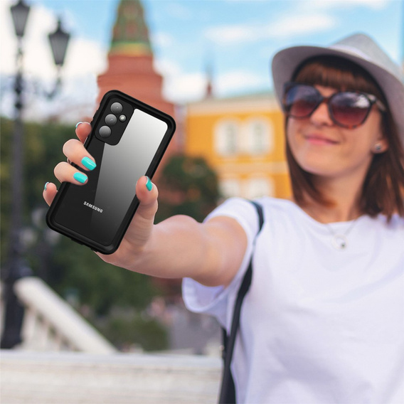 Vodotěsné pouzdro IP68 pro Samsung Galaxy A25 5G, Redpepper, černé