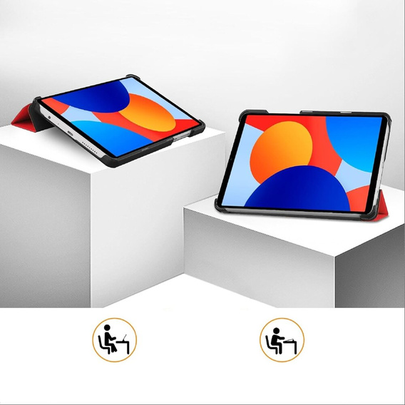 Pouzdro pro Xiaomi Redmi Pad SE 8.7, Smartcase, červené