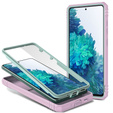 Pouzdro pro Samsung Galaxy S20 FE, CamShield Slide, zelený/růžové