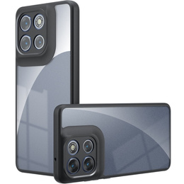 Pouzdro pro Xiaomi Redmi 15 5G / 4G, s ochranou fotoaparátu, průhledné s černými boky