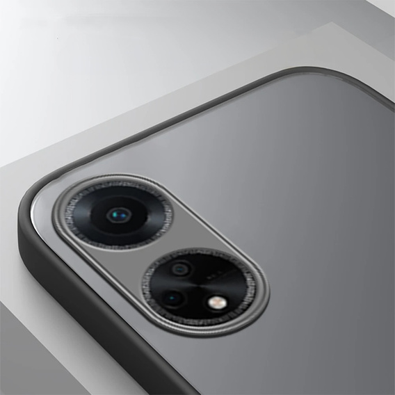 Pouzdro pro Oppo A18 4G / A38 4G, Fusion Hybrid, s ochranou fotoaparátu, matný / černý