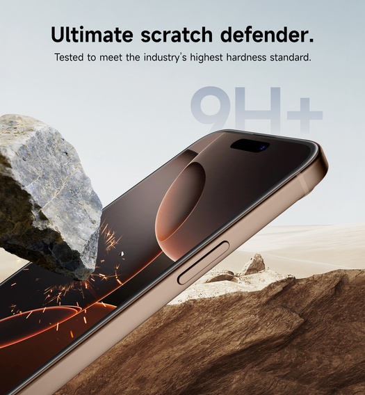 2x tvrzené sklo SURITCH pro iPhone 16 Pro Max