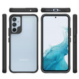 Pouzdro pro Samsung Galaxy A34 5G, Fusion Hybrid, transparentní / černé