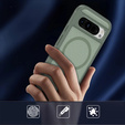 Pouzdro s rámečkem pro Google Pixel 9 / Google Pixel 9 Pro, pro MagSafe, zelené