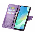 Pouzdro s klopou Butterfly pro Samsung Galaxy A57 5G, fialové