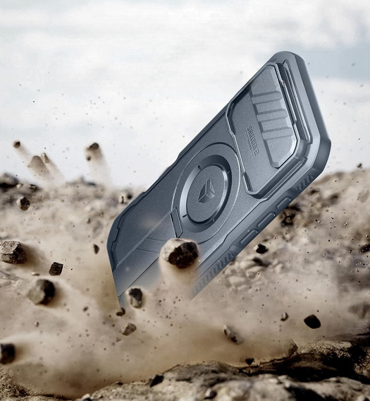 Pancéřové pouzdro Dexnor se stojánkem a spouští fotoaparátu, pro MagSafe pro iPhone Air