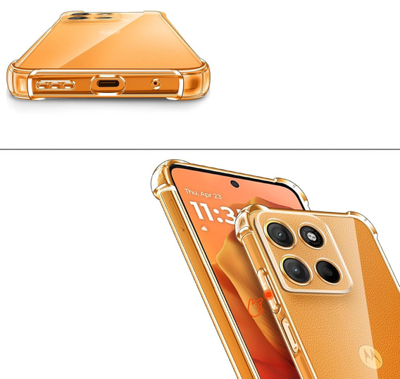 Pouzdro pro Motorola Moto G15 / Motorola Moto G15 Power, Dropproof, průhledné