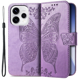 Pouzdro s klopou Butterfly pro Oppo Reno 15, fialové