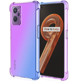Pouzdro pro Oppo A98 5G, Gradient Dropproof, Fialová / modrá