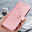 Klopové pouzdro pro Samsung Galaxy A54 5G, Mandala Flower, růžové rose gold